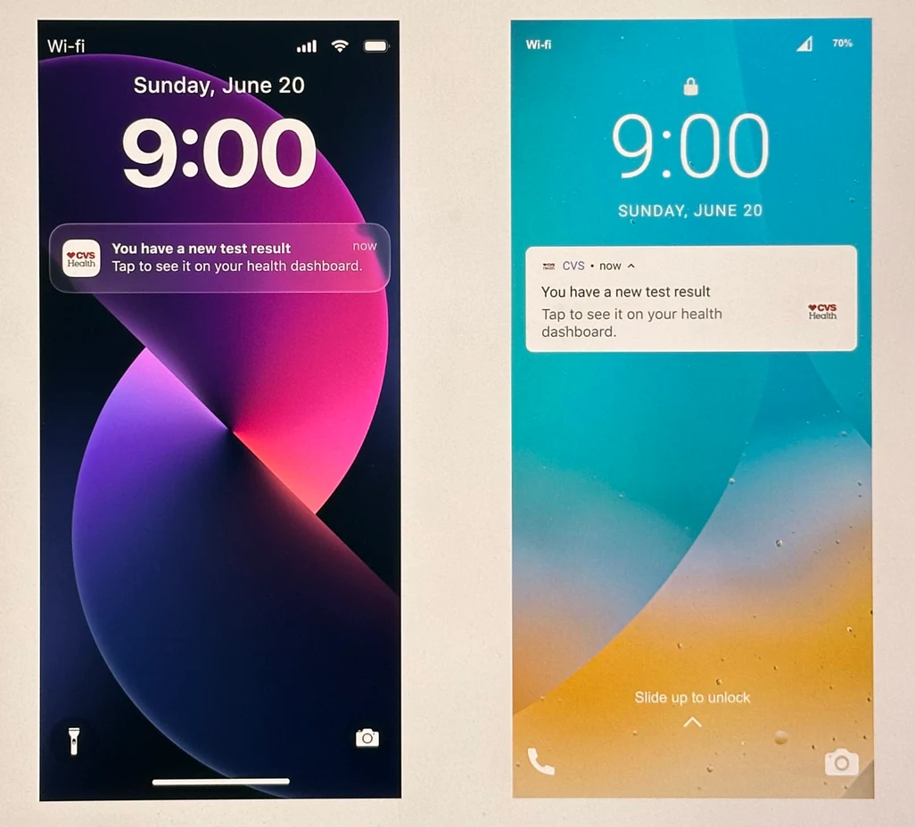 Push notifications