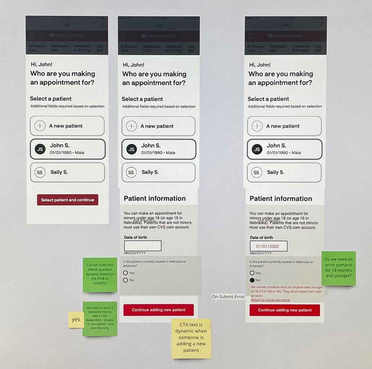 Design feedback session