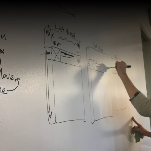 Dan whiteboarding at TeachersConnect