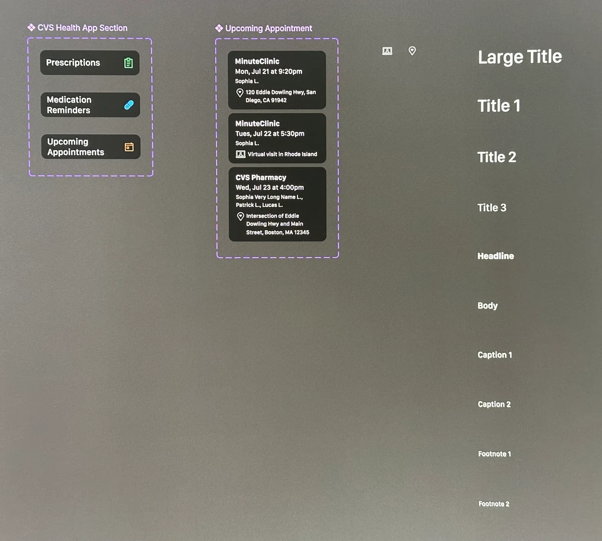 Design system components