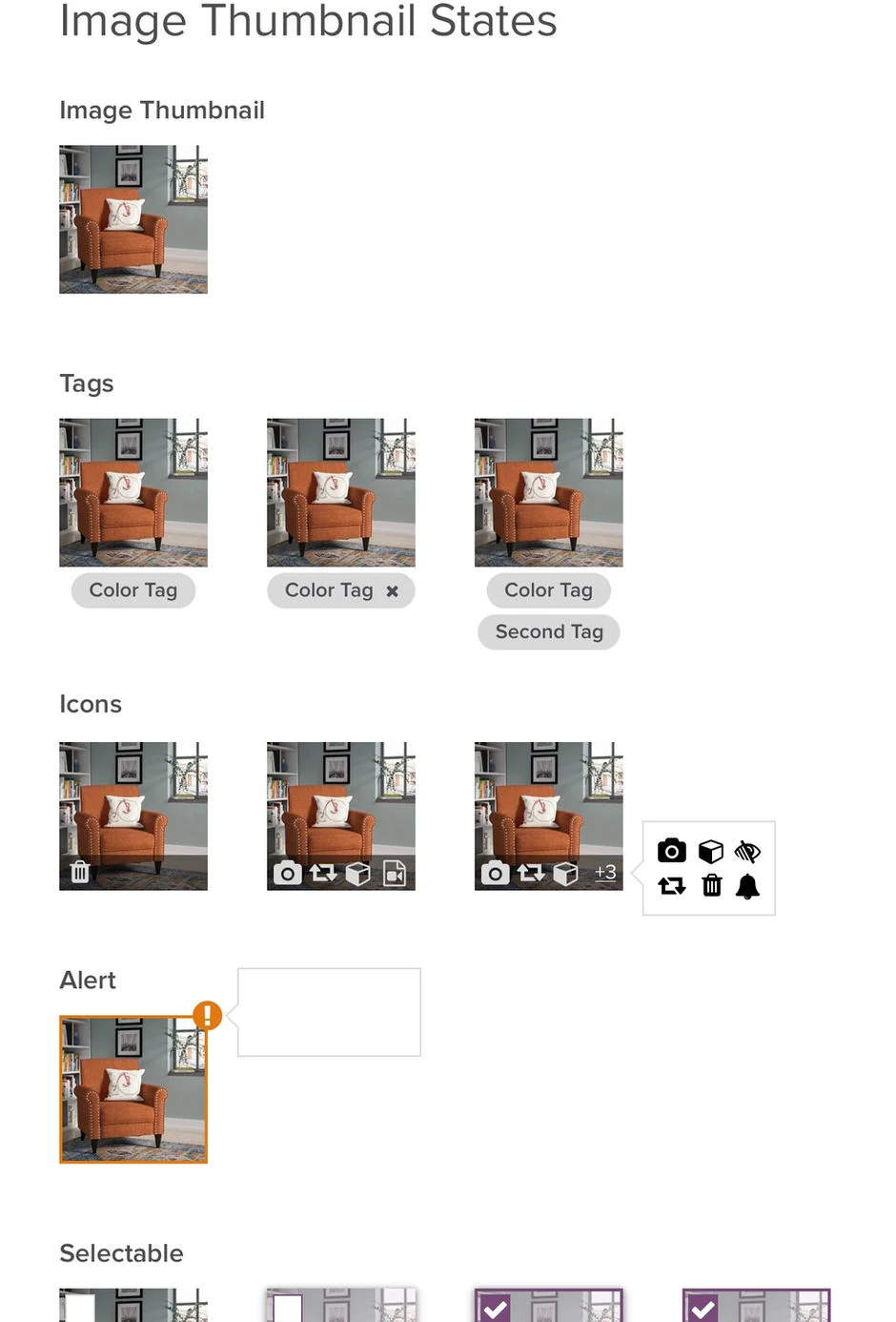 Image thumbnail component