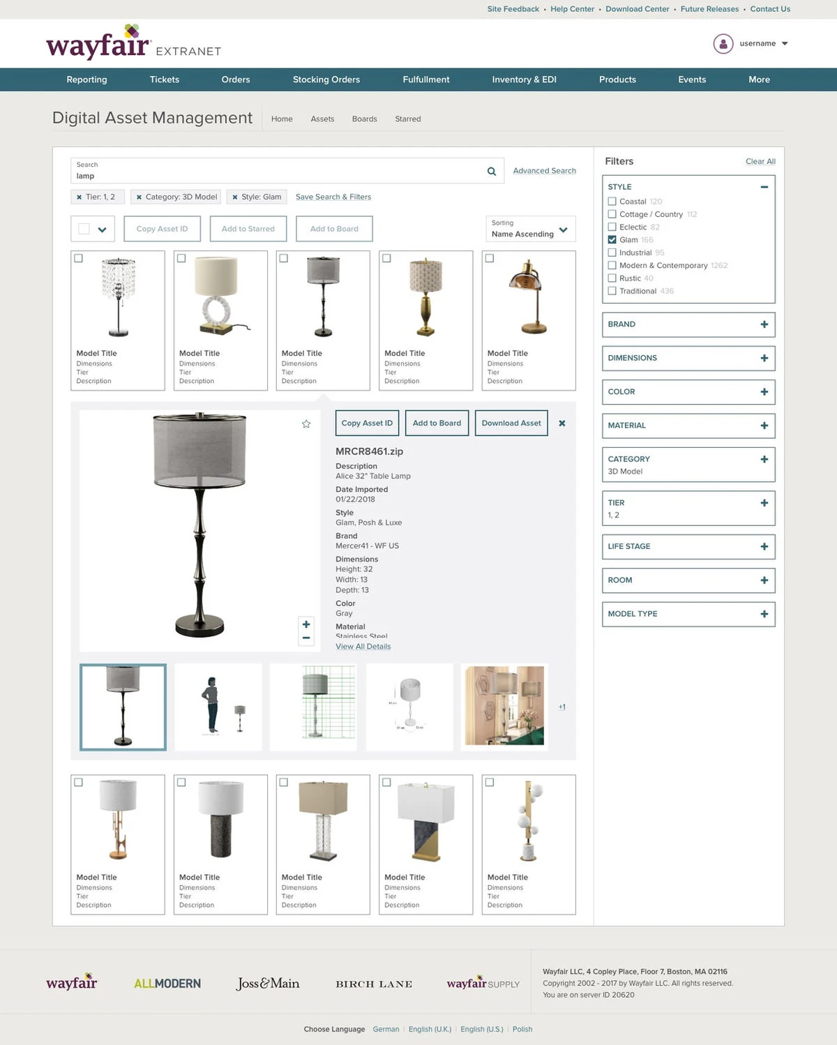 Lamp expanded view