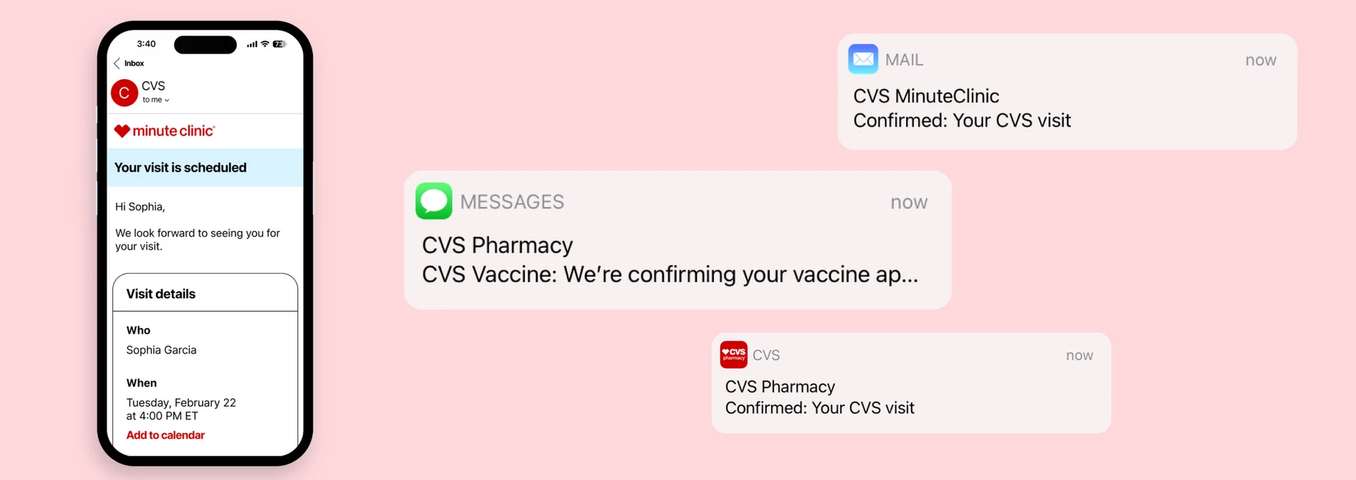 CVS Notifications unified design system