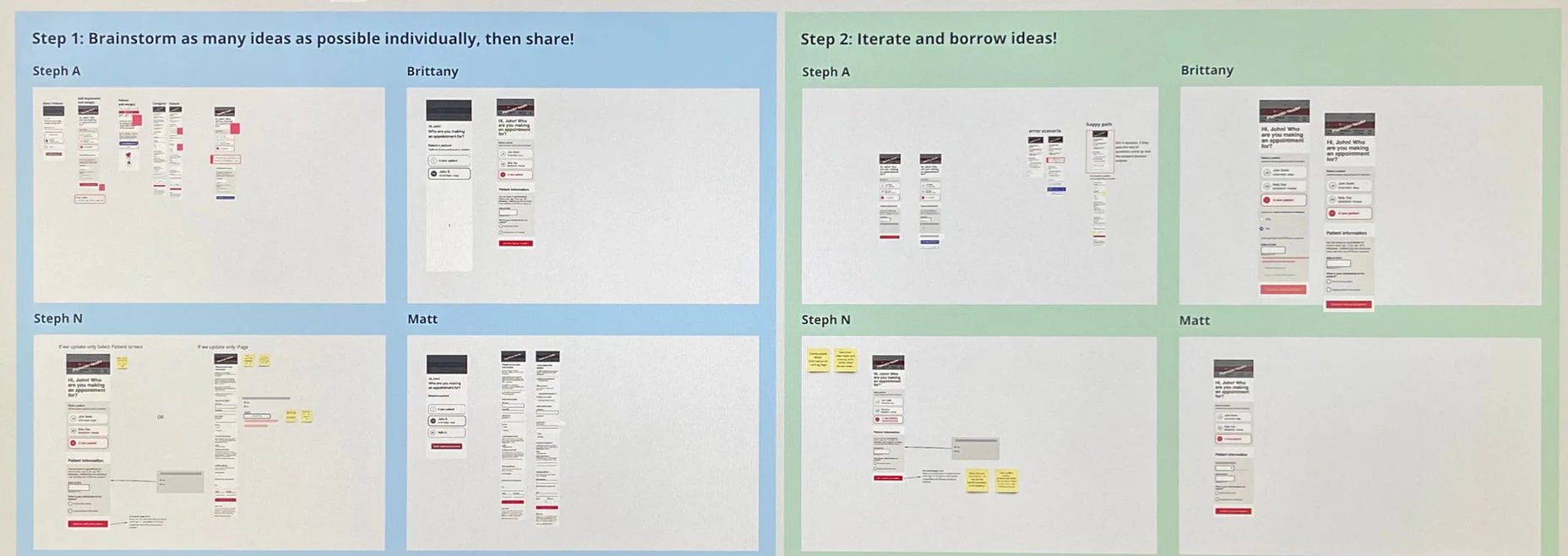 Design brainstorm